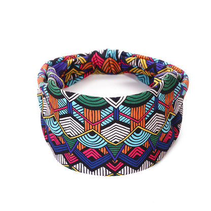 Foulard Bandeau Élastique Imprimé Africain Pour Cheveux Sport Et Yoga Coupe Générale Confort Et Style