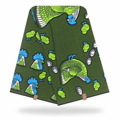 Tissu Wax En Coton Authentique Batik Africain De Haute Qualité Pour Couture Et Décoration