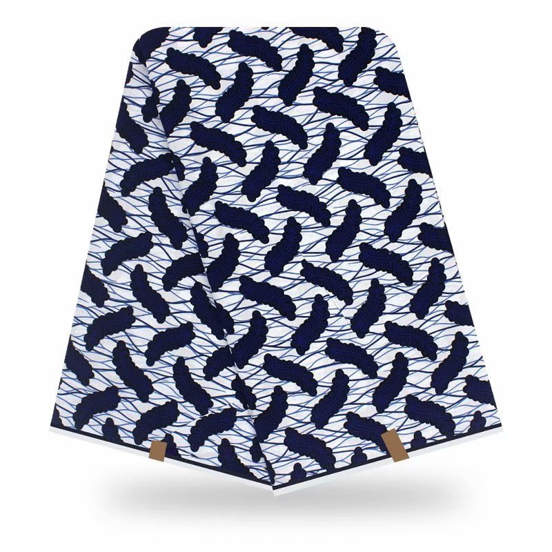 Tissu Coton Africain Batik 100 Pour Couture Vêtements Accessoires Décoration Motif Batik Traditionnel Respirant Léger