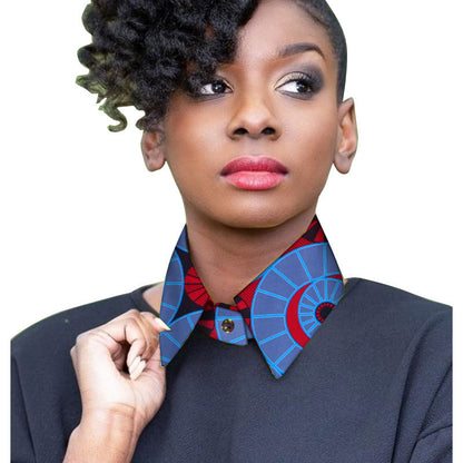 Noeud Papillon Bib Style Africain Pour Femme Moderne Motif Géométrique Chic Confortable