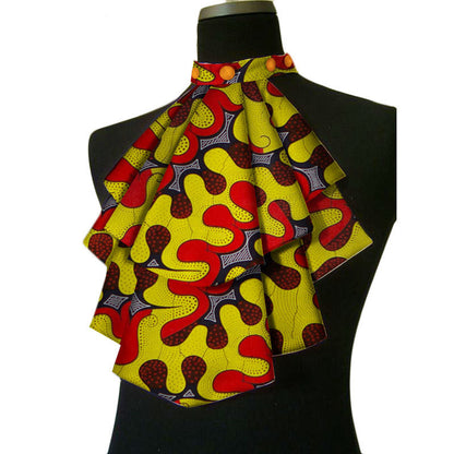 Nœud Papillon Africain Style Ethnique Floral Pour Femmes Chic Et Moderne Accessoire Tendance