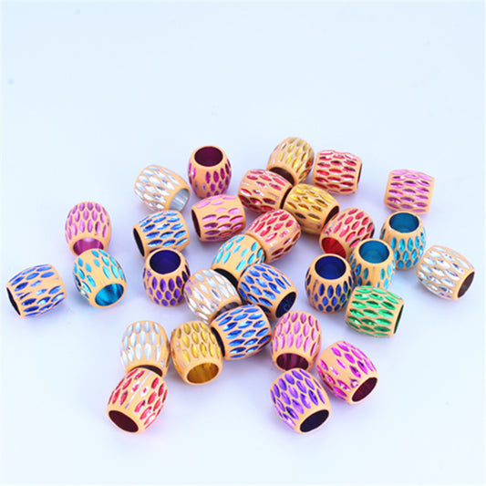 Perles Décoratives Pour Tresses Africaines Beading Accessoire Coiffure DIY Pour Bijoux Et Décorations Artisanales