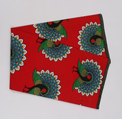 Tissu Coton Imprimé Batik Africain Double Face Procédé Wax Dyeing Pour Créations Élégantes