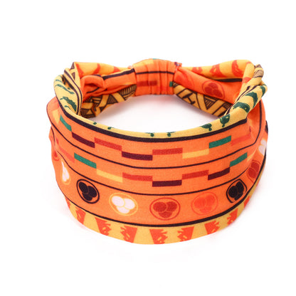 Foulard Bandeau Élastique Imprimé Africain Pour Cheveux Sport Et Yoga Coupe Générale Confort Et Style