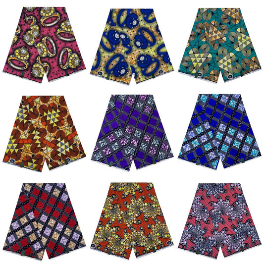 Tissu Batik Ankara Coton Multicolore Pour Robes Festives Et Couture Africaine Exotique
