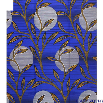 Tissu Wax Coton Africain Imprimé Géométrique Batik Douceur Durable Couleurs Riches